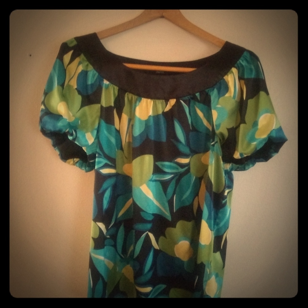 Style & Co Floral Print Blouse